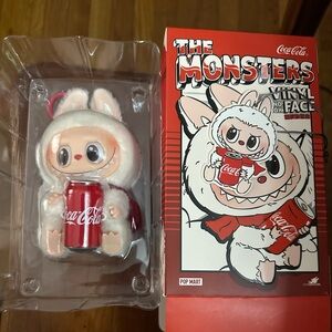 Labubu Coca Cola with can. Brand new opened from bottom for authentication